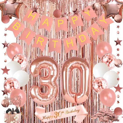 Buy Th Birthday Decorations For Women Happy Birthday Banner Number