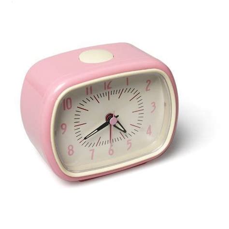 Rex | Pink Retro Alarm Clock | Indigo Blue Trading