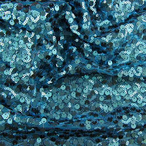 Shine Sequin Fabric Tealteal Shine Trimmings And Fabrics