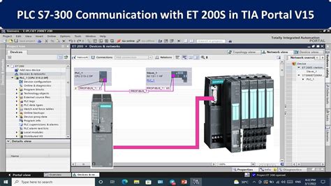 Plc S Communication With Et S Via Profibus In Tia Portal V