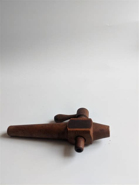 Antique Wood Spigot Marked Redichs Etsy