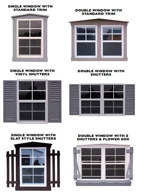 Window Options Yoder Barns