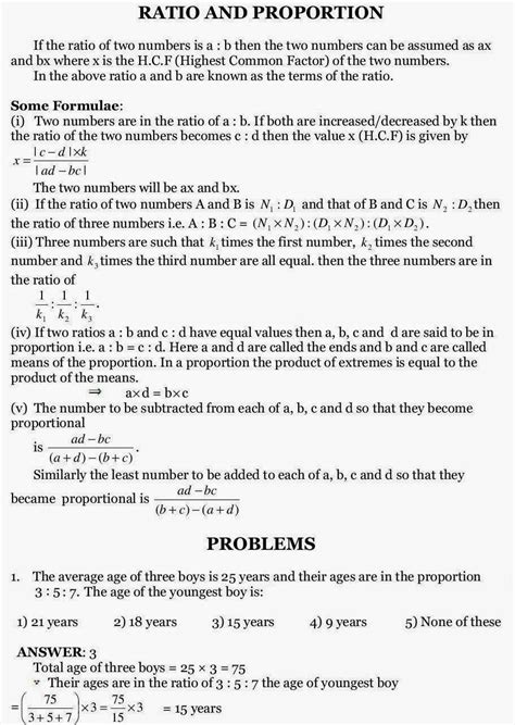 Ratio And Proportion Word Problems Worksheet With Answers Pdf Inspiredeck