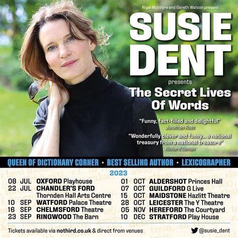 Susie Dent No Third Entertainments