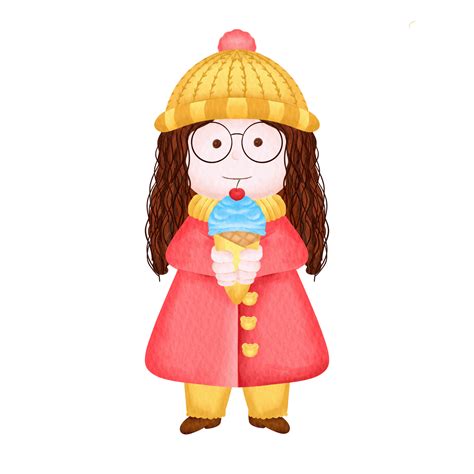 Watercolor Winter Character 16541033 Png