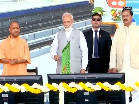 Pm Modi Inaugurates Metros Blue Line Extension In Noida