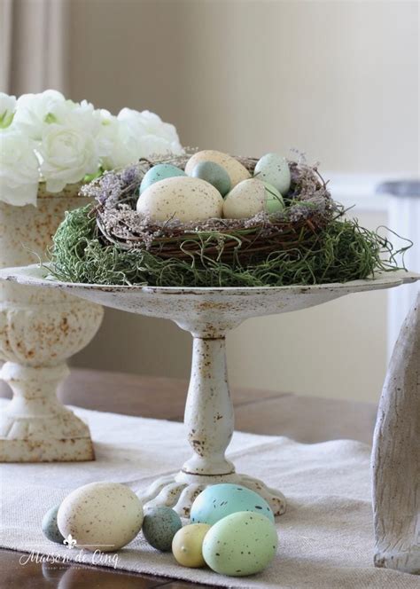 French Vintage Inspired Spring Dining Room Decor