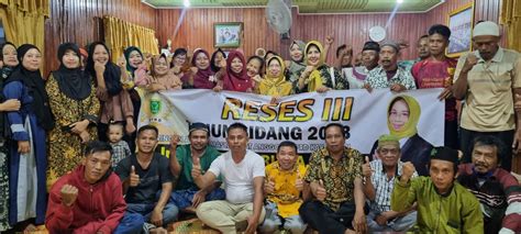 Aspirasi Air Bersih Jaringan Dan Listrik Masih Muncul Di Reses Elita