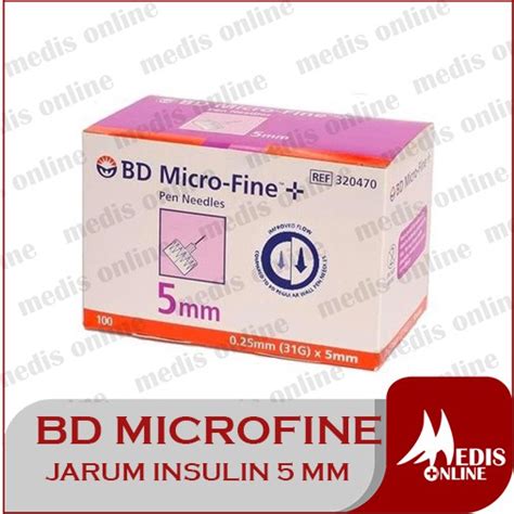 Jual Jarum Insulin Bd Microfine Micro Fine Pen Needle Ultrafine