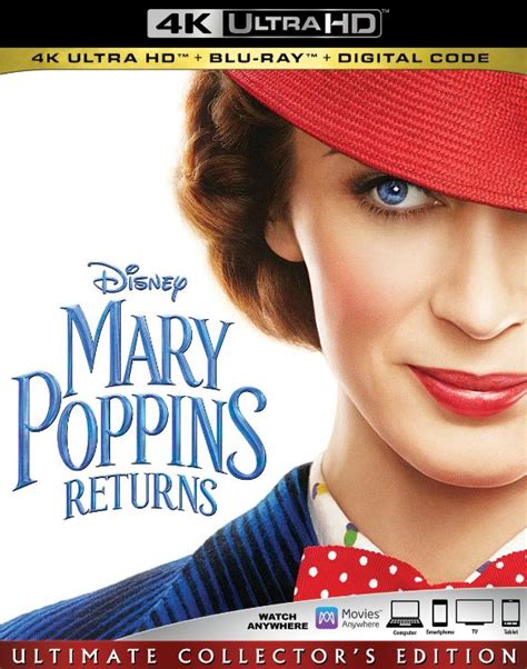 Best Buy Mary Poppins Returns Includes Digital Copy 4k Ultra Hd Blu