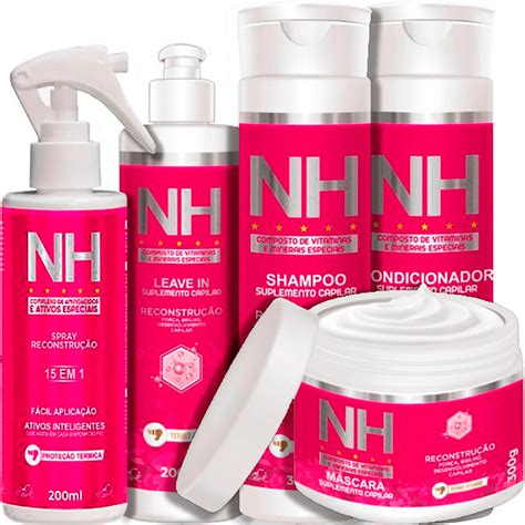 Belkit NH New Hair Kit Reconstrução Capilar Completo 5 Produtos