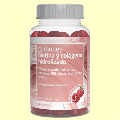 Gummies Biotina y Colágeno Hidrolizado 60 gummies Fortederma