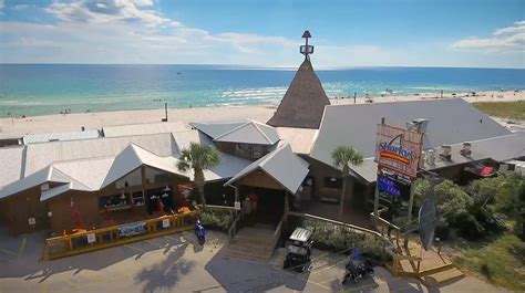 Panama City Beach Restaurant Sharky S Beachfront Restaurant Tiki Hut