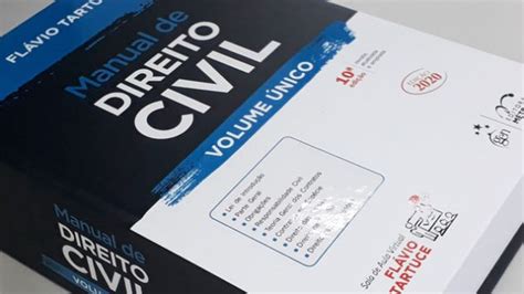 E O Nosso Manual De Direito Civil Volume Nico Chega Sua Edi O