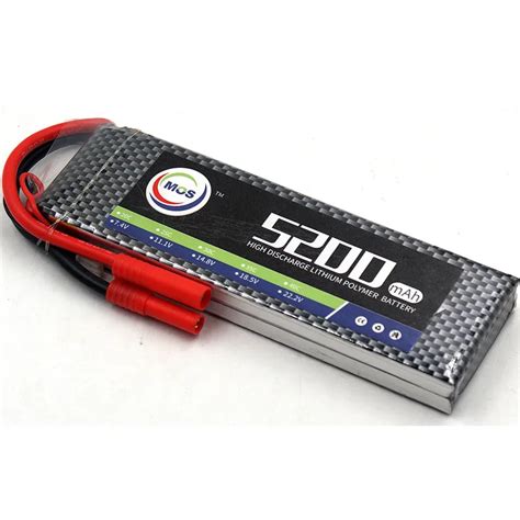 MOS RC Lipo Battery 2S 7 4V 5200mAh 40C 80C Batteries For RC Helicopter