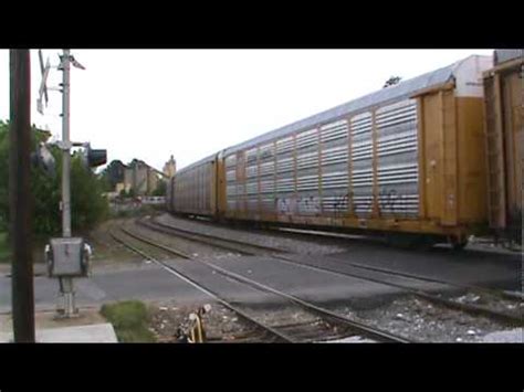 Csx Northbound Autorack Train Q At Elizabeth In Marietta Ga Youtube