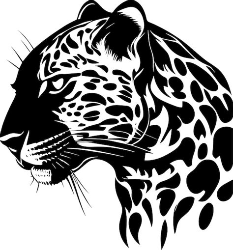 Premium Vector Jaguar Logo Monochrome Design Style