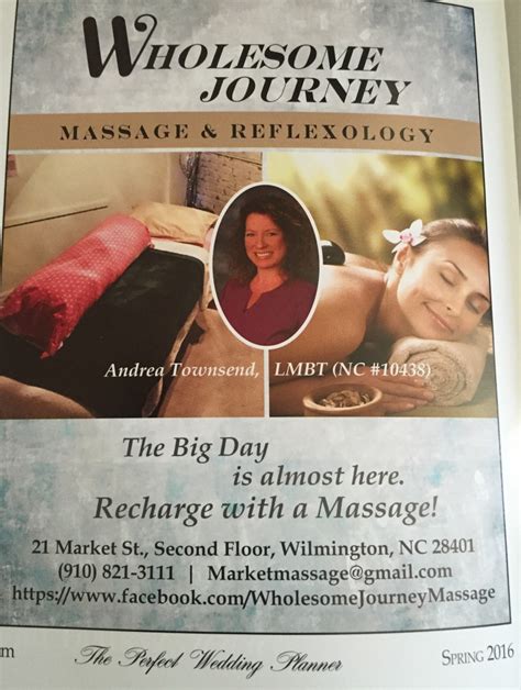 Hire Wholesome Journey Massage And Reflexology Mobile Massage In Wilmington North Carolina