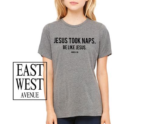 Jesus Took Naps Be Like Jesus Mark 4 38 T Shirt Christian Etsy