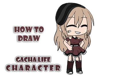 How To Draw Gacha Life Character Step By Step Part Ii Youtube