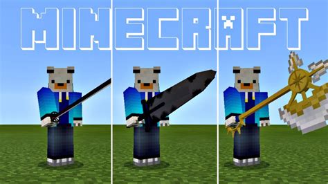 Minecraft Legendary Weapons Mod Addon Youtube