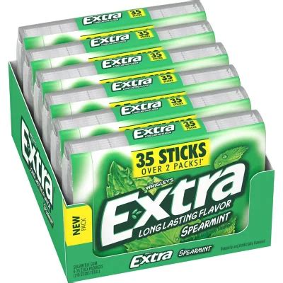 Extra Spearmint Sugar-Free Gum, 35 pcs., 6 pk. - Sam's Club