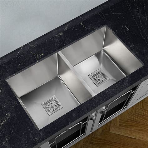 Plantex Kitchen Sink Stainless Steel Double Bowl Handmade Kitchen Sink