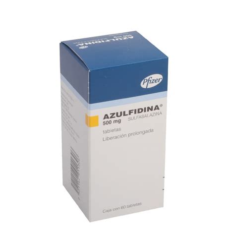 Azulfidina 500mg C 60 Tab Sulfasalazina Emerita Farmacias