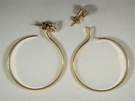 Earring Jackets Dangle Gold Jacket For Stud Earrings Post Etsy