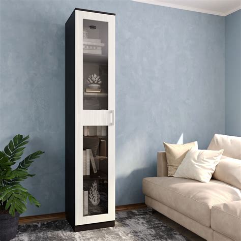 Шкаф пенал на кухню со стеклянными дверцами — купить по низкой цене на ...