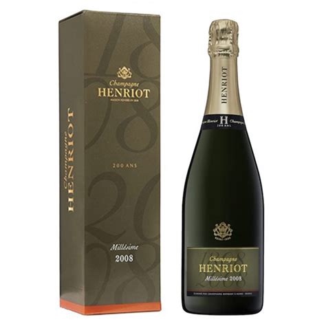 Henriot Brut Vintage 2008 Champagne 75cl | Buy online for nationwide ...