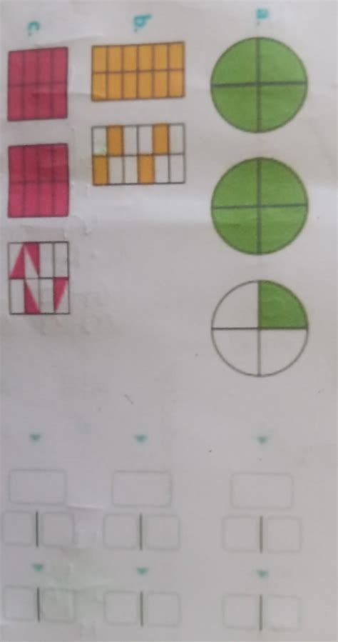 5 Escribe el numero mixto y la fracción impropia que se representa en