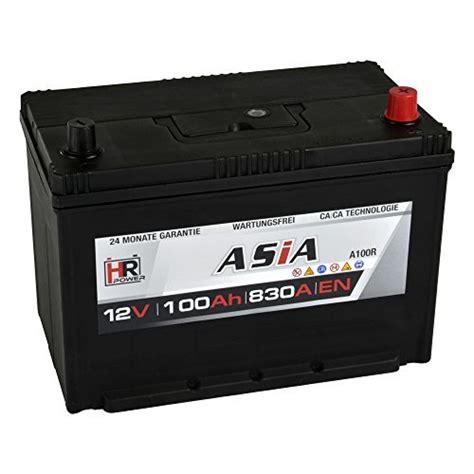 Hr Hipower Asia Autobatterie V Ah Japan Pluspol Rechts