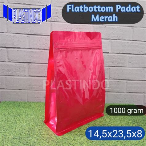 Jual Kemasan Kopi Gusset Flatbottom Fb Super Merah Kg Kpack Shopee