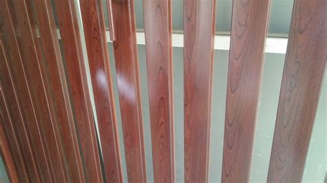 Thermoplastics Wood Finish Powder Coating On Aluminum Section Spray