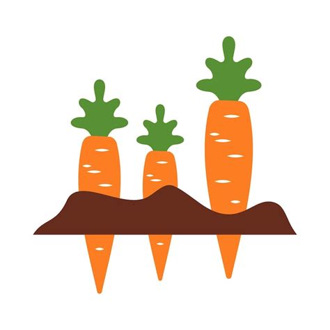 Premium Vector Easter Bunny Flat Cartoon Vector Carrot