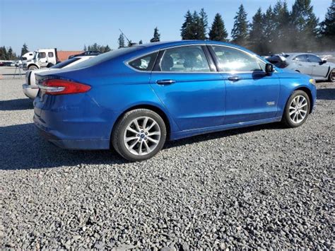 2017 Ford Fusion Se Phev Photos Wa Graham Repairable Salvage Car Auction On Fri Mar 22