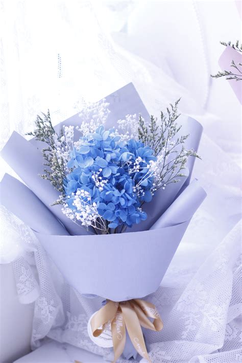 Hydrangea Sky Blue Bouquet – Wildfleur