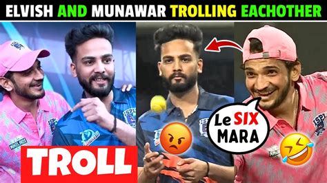 Elvish Yadav Munawar Faruqui Troll Each Other Elvish Yadav Vs