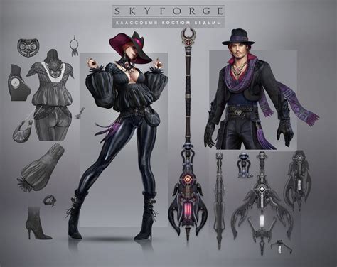 Artstation Skyforge Classes Witchwarlock Anton Lavrushkin