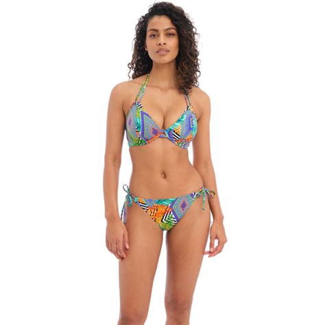 Freya Bademode Cala Palma Bikini Hose Mit Seitlichen B Ndern Multi