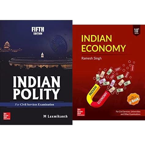 Indian Polity Indian Economy By Mcgraw Hill Education Set Of Books