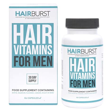 Hairburst Hair Vitamins For Men 60 Capsules 1 Month Supply Holland And Barrett