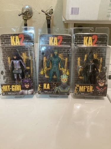 Lot Of Three Neca Kick Ass KA The MFER Hit Girl Action Figures Set New EBay
