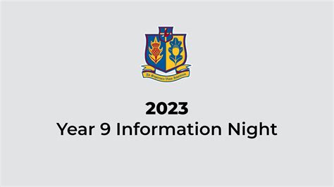 2023 Year 9 Parent And Student Information Presentation On Vimeo