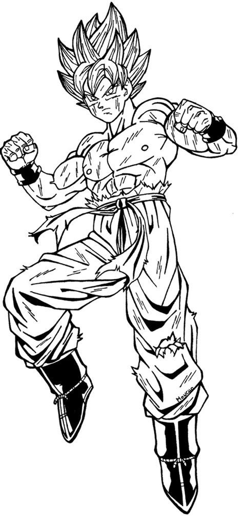 Dibujos Para Colorear De Goku Fase 100 Dibujos De Dragon Ball Z Para Images And Photos Finder