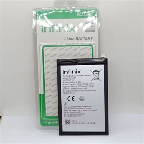 Jual Batre Baterai Infinix HOT 20 PLAY HOT 30 PLAY NFC ORIGINAL 100 Model Batrei Battery BL