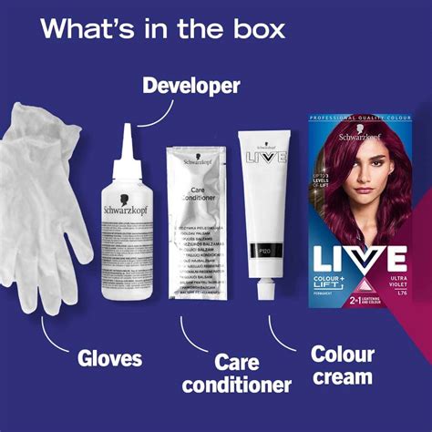 L76 Ultra Violet Hair Dye By Live