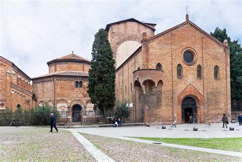 Seven Churches in Abbey Santo Stefano in Bologna Stock Photo by ...