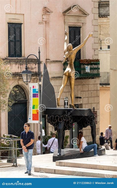 Matera Capitale Europea Della Cultura Fotografia Stock Editoriale